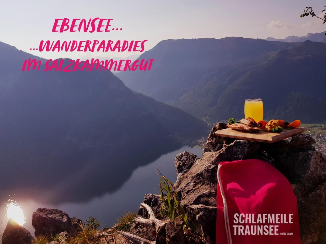Schlafmeile Traunsee Ebensee Buitenkant foto